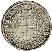 ½ Mark - Heinrich von Galen and Wilhelm von Brandenburg Riga; detached crosses obverse image