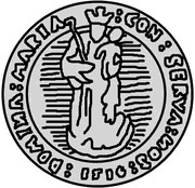 1 Mark - Wolter von Plettenberg and Jasper Linde Riga reverse image