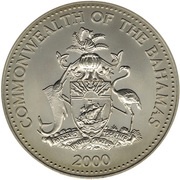 2 Dollars 2000 Years of Christianity obverse image