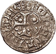 1 Artig - Anonymous Reval; solid cross with circle, Livonia, 1389-1424 reverse image