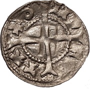 1 Pfennig - Zisse von Rutenberg Reval, Livonia, 1424-1433 reverse image