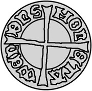1 Pfennig - Bernd von der Borch Wenden, Livonia, 1471-1483 reverse image
