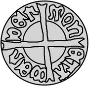 1 Pfennig - Wolter von Plettenberg Wenden, Livonia, 1494-1535 reverse image
