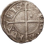 1 Schilling - Wolter von Plettenberg Reval; solid dot, Livonia, 1494-1500 reverse image