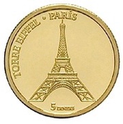 5 Diners Eiffel Tower in Paris, Andorra, 2004 reverse image