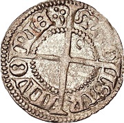 1 Schilling - Wolter von Plettenberg Reval; hollow dot with decorative lettering, Livonia, 1531-1532 reverse image