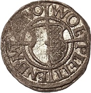 1 Schilling - Wolter von Plettenberg Riga; smooth bottom with flat top; right shaded obverse image