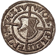 1 Schilling - Wolter von Plettenberg Riga; smooth bottom with curved top obverse image