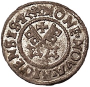 1 Schilling - Wolter von Plettenberg Riga; smooth bottom with curved top, Livonia, 1532-1533 reverse image