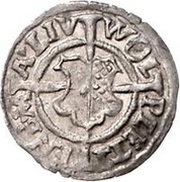 1 Schilling - Wolter von Plettenberg Riga; wavy bottom obverse image