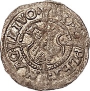 1 Schilling - Wolter von Plettenberg Riga; bumpy bottom with indented top obverse image