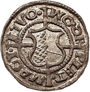 1 Schilling - Wolter von Plettenberg Riga; bumpy bottom with pointy top obverse image