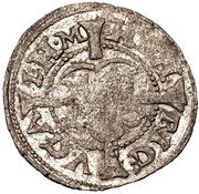 1 Schilling - Heinrich von Galen Riga; bumpy top obverse image