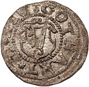 1 Schilling - Gotthard Kettler Reval; pointy bottom with rising sides obverse image