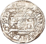 1 Ferding - Wolter von Plettenberg Riga; wavy shield; without halo reverse image