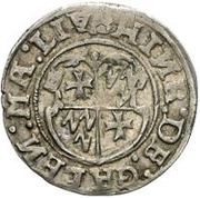 1 Ferding - Heinrich von Galen Reval; decorative shield obverse image
