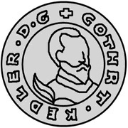 1 Ferding - Gotthard Kettler Wenden; bust partially facing right obverse image