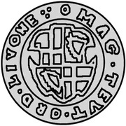 1 Ferding - Gotthard Kettler Wenden; bust partially facing right, Livonia, 1559 reverse image