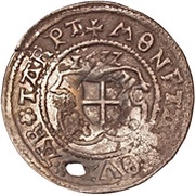 1 Ferding Reval countermark obverse image