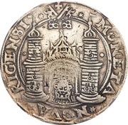 1 Thaler - Wilhelm von Fürstenberg Riga, Livonia, 1557 reverse image