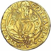2 Goldgulden - Gotthard Kettler Wenden; pointy bottom obverse image