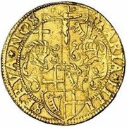 2 Goldgulden - Gotthard Kettler Wenden; pointy bottom reverse image