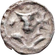 Denier Bracteate - Albert / Nikolaus Three dots obverse image