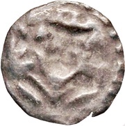 Denier Bracteate - Albert / Nikolaus Three dots reverse image