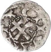 1 Pfennig - Hennig Scharpenberg, Livonia, 1424-1448 reverse image
