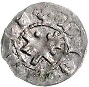 1 Pfennig - Silvester Stodewescher Without circle reverse image