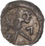 1 Pfennig - Thomas Schöning Koknese, Livonia, 1535-1539 reverse image