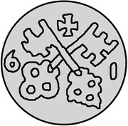 1 Pfennig - Wilhelm von Brandenburg, Livonia, 1560-1563 reverse image