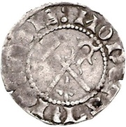 1 Schilling - Henning Scharpenberg, Livonia, 1424-1448 reverse image