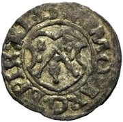 1 Schilling - Thomas Schöning Koknese; fancy cross; bumpy top and smooth bottom obverse image