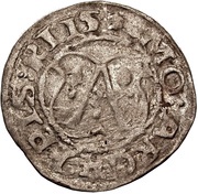 1 Schilling - Thomas Schöning Koknese; fancy cross; bumpy top and bumpy bottom obverse image
