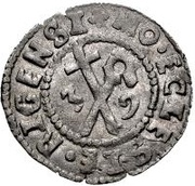 1 Schilling - Thomas Schöning Koknese; simple cross; smooth top, Livonia, 1539-1540 reverse image