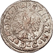 1 Schilling - Wilhelm von Brandenburg Koknese; large shield; with border obverse image