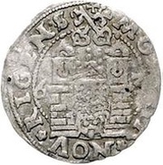2 Schillings - Wilhelm von Brandenburg, Livonia, 1563 reverse image