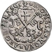 ½ Mark, Livonia, 1565-1573 reverse image