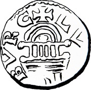 Denier - Henri II reverse image