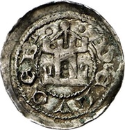 Denier - Henri VI globe reverse image