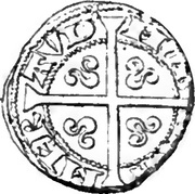 Esterlin Quarter Gros - Jean the Blind, Luxembourg, 1309-1346 reverse image