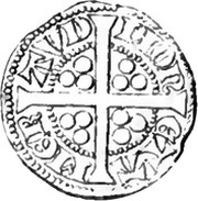 Esterlin - Jean the Blind, Luxembourg, 1309-1344 reverse image