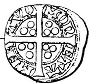 Esterlin - Jean the Blind, Luxembourg, 1309-1346 reverse image