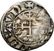 Esterlin with lions - Jean the Blind, Luxembourg, 1324-1342 reverse image