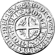 Plaque - Jean the Blind Luxembourg-Bar Convention, Luxembourg, 1343-1344 reverse image