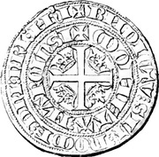 Plaque - Charles IV, Luxembourg, 1346-1353 reverse image