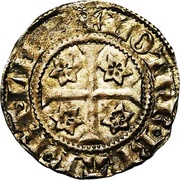 ⅙ Gros - Wenceslaus I, Luxembourg, 1353-1383 reverse image