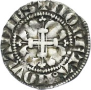 Esterlin with lions - Wenceslaus I Montmédy mint, Luxembourg, 1364-1383 reverse image