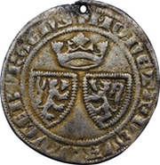 Blan-Gros - Wenceslaus II, Luxembourg, 1383-1384 reverse image